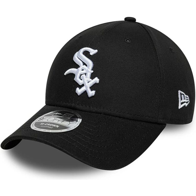 siltovka-zaoblena-cierna-snapback-9forty-m-crown-side-script-chicago-white-sox-mlb-new-era