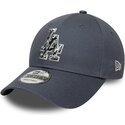 siltovka-zaoblena-siva-nastavitelny-9forty-outline-camo-los-angeles-dodgers-mlb-new-era