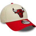 siltovka-zaoblena-bezova-nastavitelny-9forty-colour-block-chicago-bulls-nba-new-era