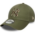 siltovka-zaoblena-zelena-nastavitelny-9forty-outline-camo-new-york-yankees-mlb-new-era