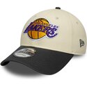 siltovka-zaoblena-bezova-nastavitelny-9forty-colour-block-los-angeles-lakers-nba-new-era
