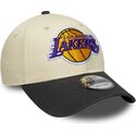 siltovka-zaoblena-bezova-nastavitelny-9forty-colour-block-los-angeles-lakers-nba-new-era