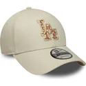 siltovka-zaoblena-bezova-nastavitelny-9forty-faux-pony-infill-los-angeles-dodgers-mlb-new-era