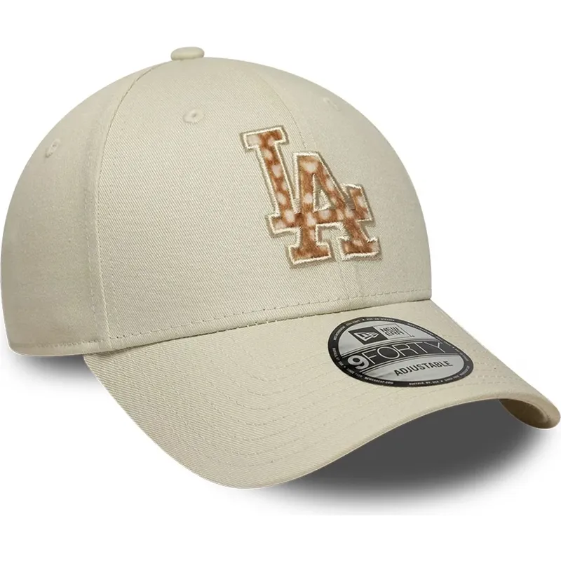 siltovka-zaoblena-bezova-nastavitelny-9forty-faux-pony-infill-los-angeles-dodgers-mlb-new-era