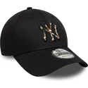 siltovka-zaoblena-cierna-nastavitelny-9forty-faux-pony-infill-new-york-yankees-mlb-new-era