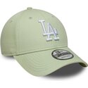 siltovka-zaoblena-zelena-nastavitelny-9forty-league-ess-9forty-league-essential-los-angeles-dodgers-mlb-new-era