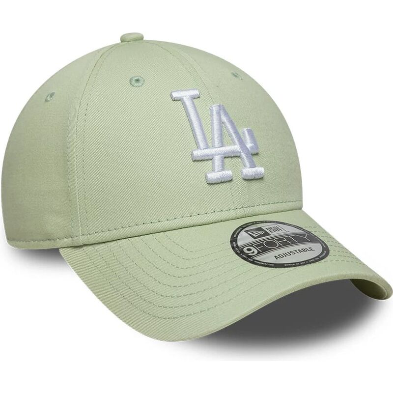 siltovka-zaoblena-zelena-nastavitelny-9forty-league-ess-9forty-league-essential-los-angeles-dodgers-mlb-new-era