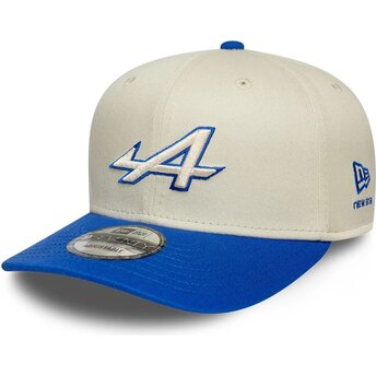 Šiltovka zaoblená béžová snapback 9SEVENTY Stretch Snap Contrast Visor Alpine F1 Team Formula 1 New Era