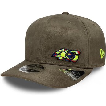 Šiltovka zaoblená zelená snapback 9SEVENTY Stretch Snap Flawless Valentino Rossi VR46 MotoGP New Era