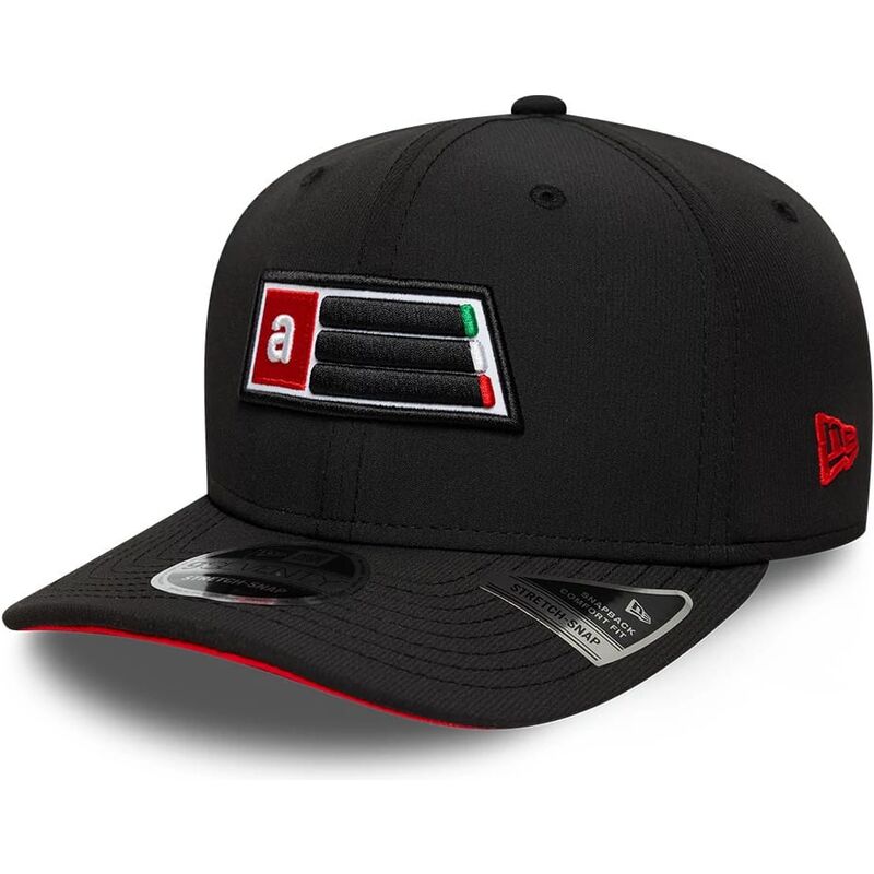 siltovka-zaoblena-cierna-snapback-9seventy-stretch-snap-patch-aprilia-piaggio-new-era