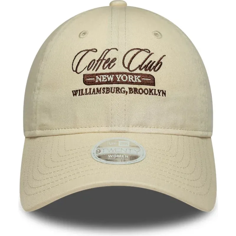 siltovka-zaoblena-bezova-nastavitelny-9twenty-coffee-club-new-era