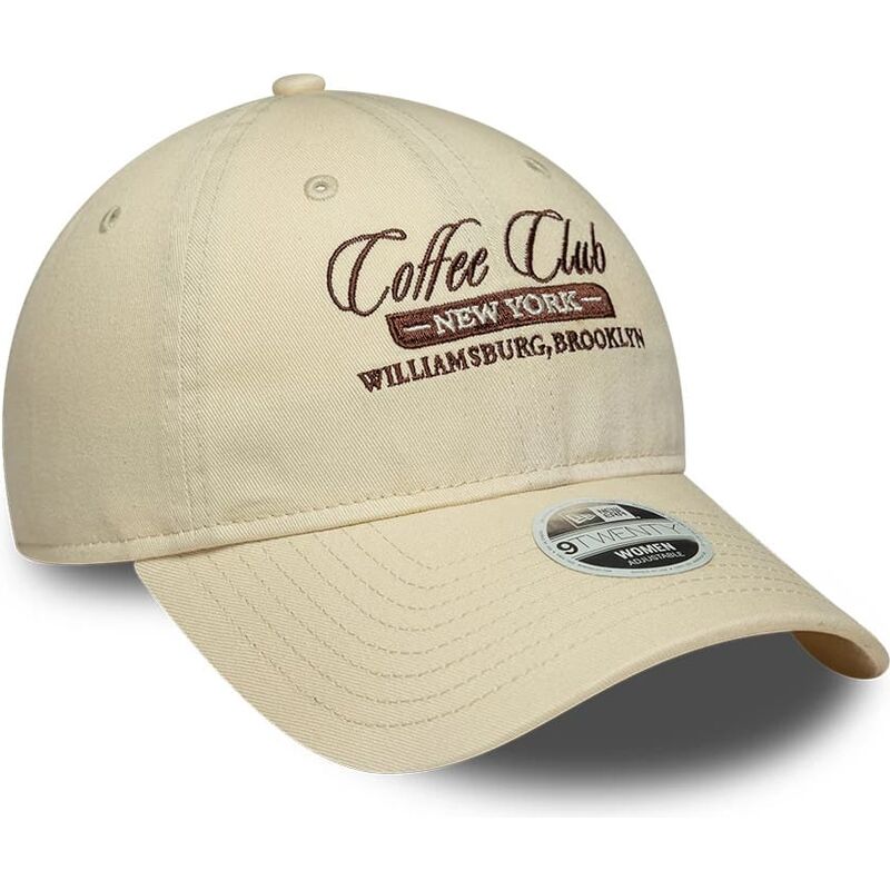 siltovka-zaoblena-bezova-nastavitelny-9twenty-coffee-club-new-era