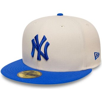 Šiltovka rovná béžová upravená 59FIFTY League Essential New York Yankees MLB New Era