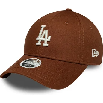 Šiltovka zaoblená hnedá nastaviteľný 9FORTY League Essential Midi Los Angeles Dodgers MLB New Era