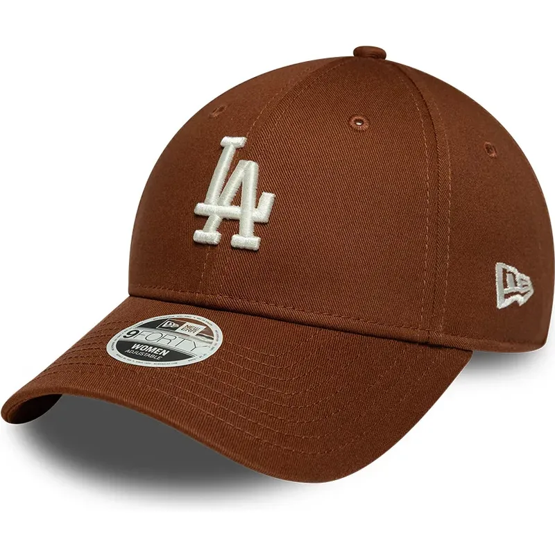 siltovka-zaoblena-hneda-nastavitelny-9forty-league-essential-midi-los-angeles-dodgers-mlb-new-era