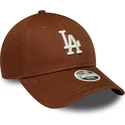 siltovka-zaoblena-hneda-nastavitelny-9forty-league-essential-midi-los-angeles-dodgers-mlb-new-era