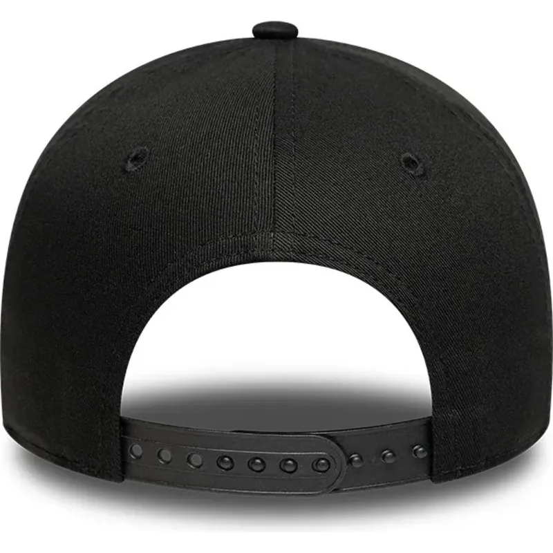 siltovka-zaoblena-cierna-snapback-dorado-e-frame-metallic-outline-new-york-yankees-mlb-new-era