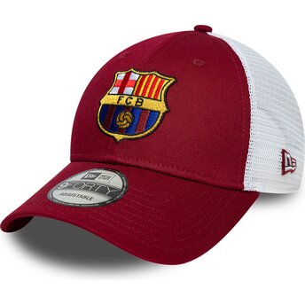 Šiltovka zaoblená červená nastaviteľný 9FORTY League FC Barcelona LALIGA New Era