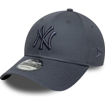 Šiltovka zaoblená sivá nastaviteľný 9FORTY League Essential New York Yankees MLB New Era