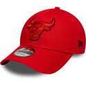 siltovka-zaoblena-cervena-nastavitelny-9forty-outline-chicago-bulls-nba-new-era