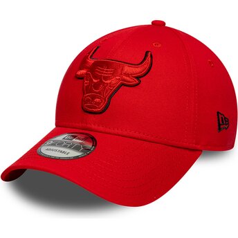 Šiltovka zaoblená červená nastaviteľný 9FORTY Outline Chicago Bulls NBA New Era