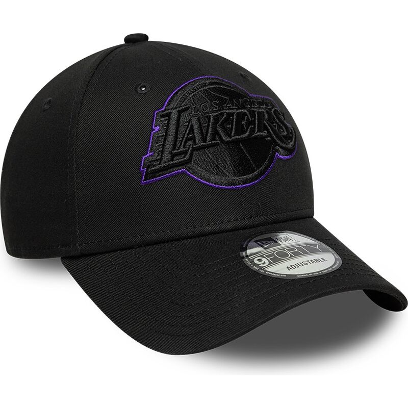 siltovka-zaoblena-cierna-nastavitelny-9forty-outline-los-angeles-lakers-nba-new-era