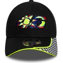 siltovka-zaoblena-cierna-nastavitelny-9forty-m-crown-check-valentino-rossi-vr46-motogp-new-era