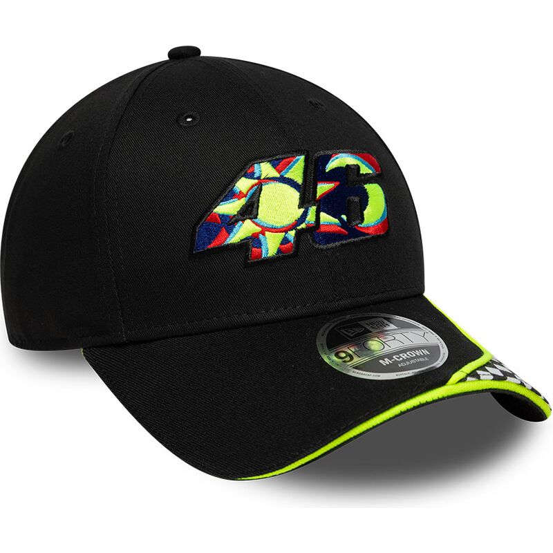 siltovka-zaoblena-cierna-nastavitelny-9forty-m-crown-check-valentino-rossi-vr46-motogp-new-era