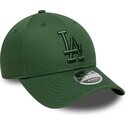 siltovka-zaoblena-zelena-snapback-9forty-m-crown-los-angeles-dodgers-mlb-new-era