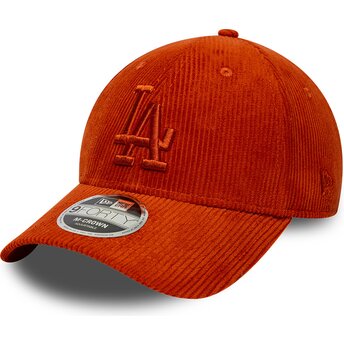 Šiltovka zaoblená oranžová nastaviteľný 9FORTY M-Crown Cord Los Angeles Dodgers MLB New Era