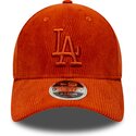 siltovka-zaoblena-oranzova-nastavitelny-9forty-m-crown-cord-los-angeles-dodgers-mlb-new-era