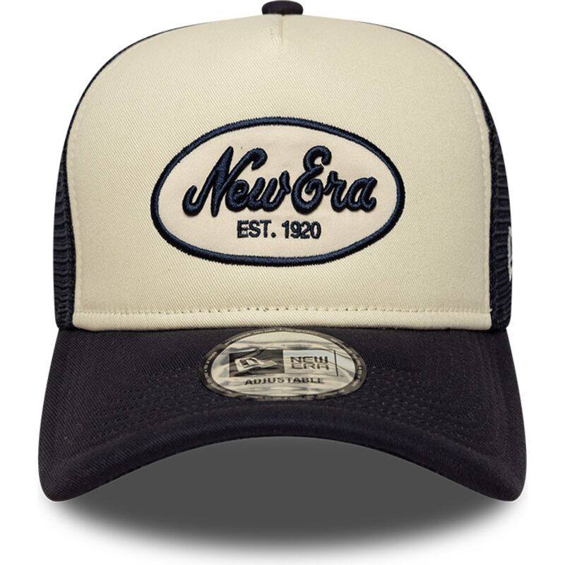 siltovka-zaoblena-tmavomodra-snapback-a-frame-oval-foam-patch-new-era
