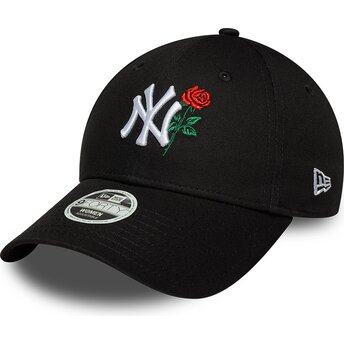 Šiltovka zaoblená čierna nastaviteľný 9FORTY Flower Icon New York Yankees MLB New Era