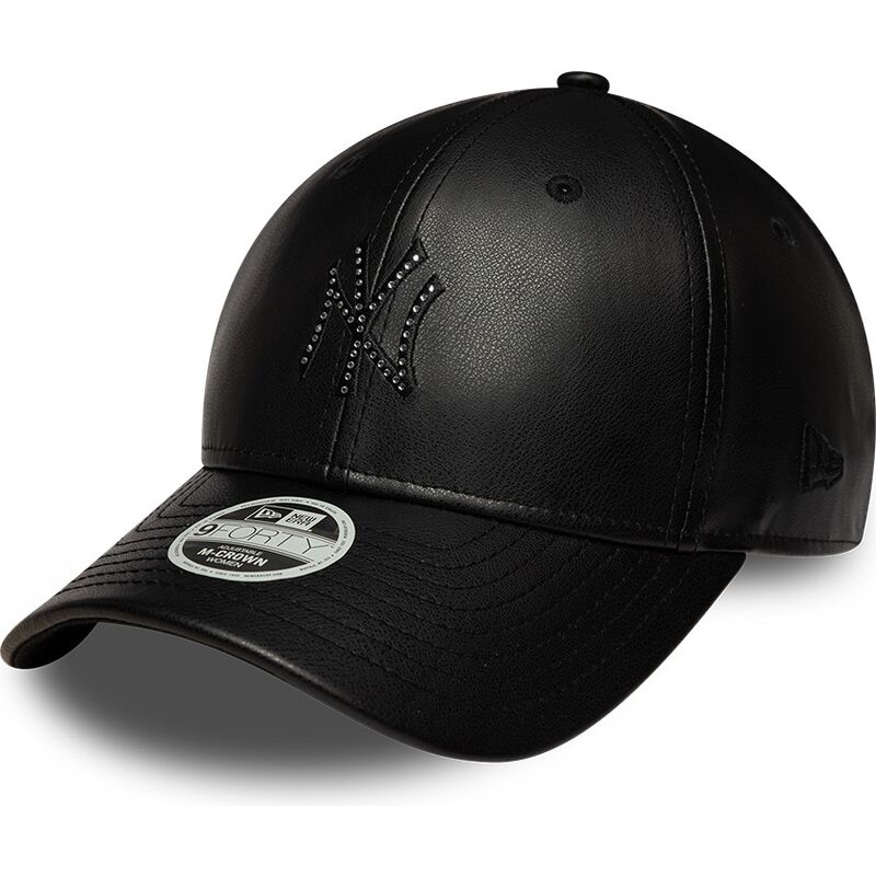 siltovka-zaoblena-cierna-snapback-9forty-m-crown-pu-diamante-new-york-yankees-mlb-new-era