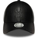 siltovka-zaoblena-cierna-snapback-9forty-m-crown-pu-diamante-new-york-yankees-mlb-new-era