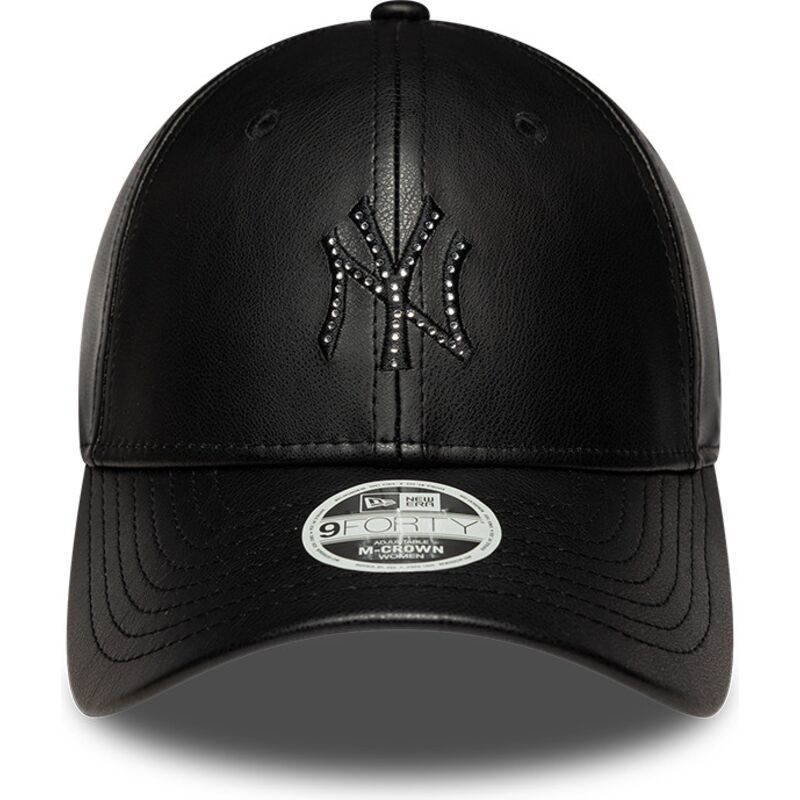 siltovka-zaoblena-cierna-snapback-9forty-m-crown-pu-diamante-new-york-yankees-mlb-new-era