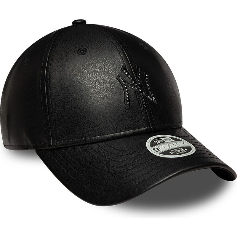 siltovka-zaoblena-cierna-snapback-9forty-m-crown-pu-diamante-new-york-yankees-mlb-new-era