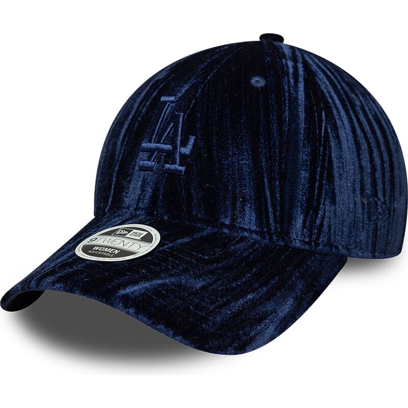 siltovka-zaoblena-tmavomodra-nastavitelny-9twenty-velour-los-angeles-dodgers-mlb-new-era