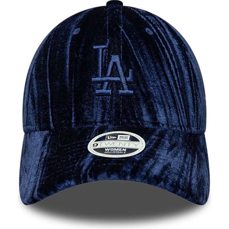 siltovka-zaoblena-tmavomodra-nastavitelny-9twenty-velour-los-angeles-dodgers-mlb-new-era