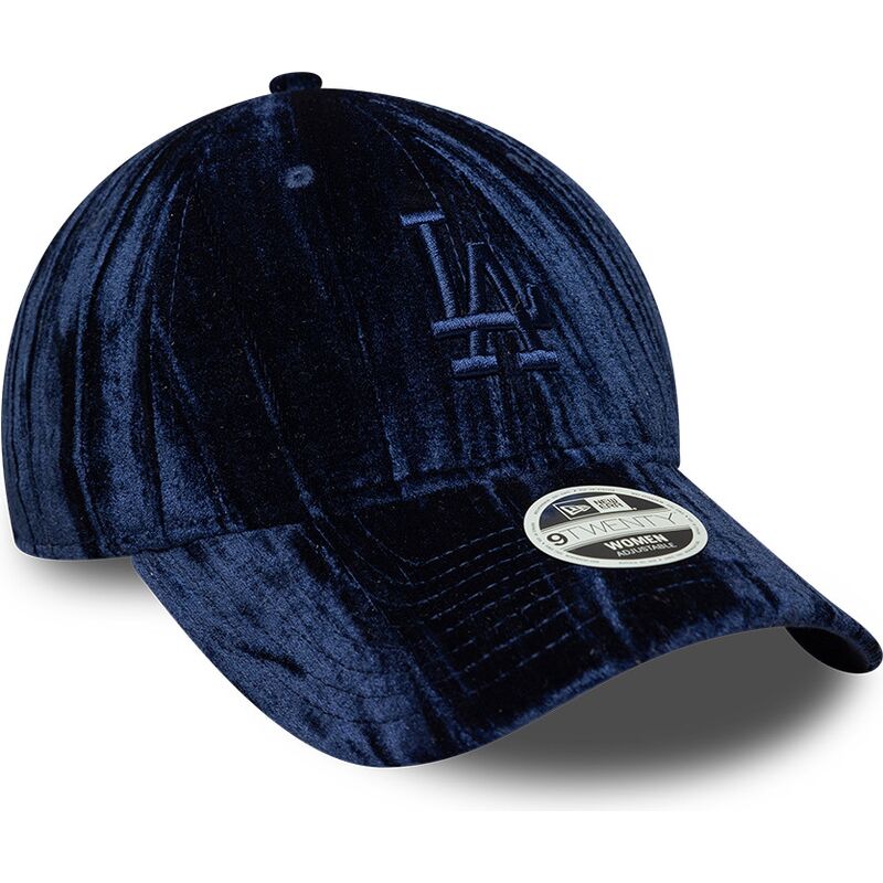 siltovka-zaoblena-tmavomodra-nastavitelny-9twenty-velour-los-angeles-dodgers-mlb-new-era