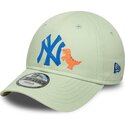 siltovka-zaoblena-zelena-nastavitelny-pre-deti-9forty-dino-icon-new-york-yankees-mlb-new-era