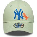 siltovka-zaoblena-zelena-nastavitelny-pre-deti-9forty-dino-icon-new-york-yankees-mlb-new-era