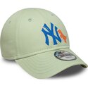 siltovka-zaoblena-zelena-nastavitelny-pre-deti-9forty-dino-icon-new-york-yankees-mlb-new-era