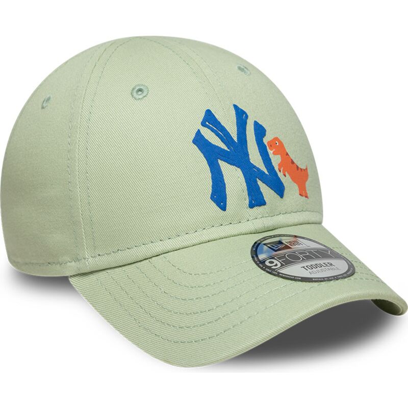siltovka-zaoblena-zelena-nastavitelny-pre-deti-9forty-dino-icon-new-york-yankees-mlb-new-era