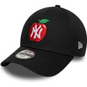 siltovka-zaoblena-cierna-nastavitelny-pre-deti-9forty-fruit-icon-apple-new-york-yankees-mlb-new-era