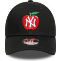 siltovka-zaoblena-cierna-nastavitelny-pre-deti-9forty-fruit-icon-apple-new-york-yankees-mlb-new-era