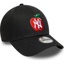 siltovka-zaoblena-cierna-nastavitelny-pre-deti-9forty-fruit-icon-apple-new-york-yankees-mlb-new-era