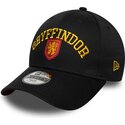 siltovka-zaoblena-cierna-snapback-pre-deti-9forty-wordmark-gryffindor-harry-potter-new-era