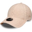 siltovka-zaoblena-ruzova-snapback-pre-deti-rosa-9forty-m-crown-winter-borg-new-york-yankees-mlb-new-era