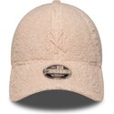 siltovka-zaoblena-ruzova-snapback-pre-deti-rosa-9forty-m-crown-winter-borg-new-york-yankees-mlb-new-era